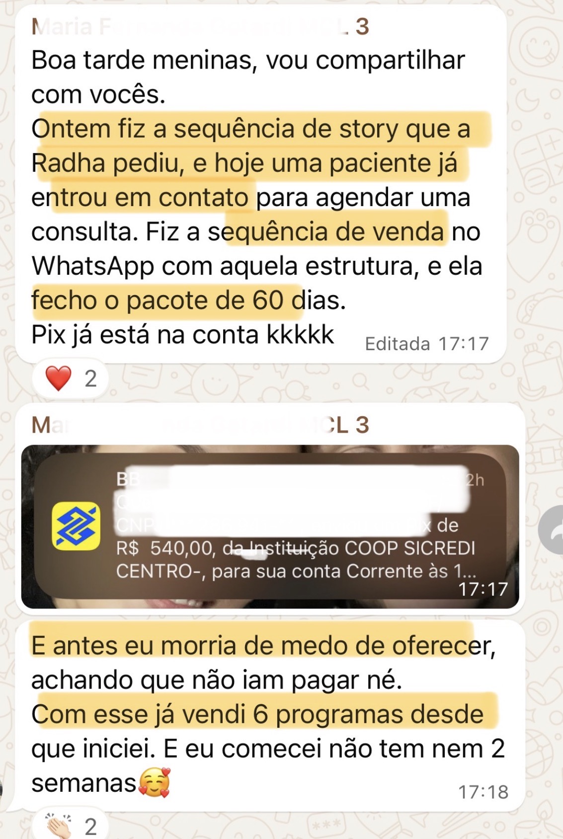 Depoimento: 6 programas vendidos em menos de 2 semanas